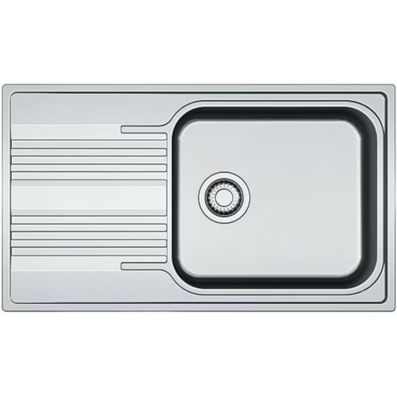 Inox sudoper Franke SRX 611-86 s reverzibilnim ocjeđivačem, pro ugradnja na radnu ploču