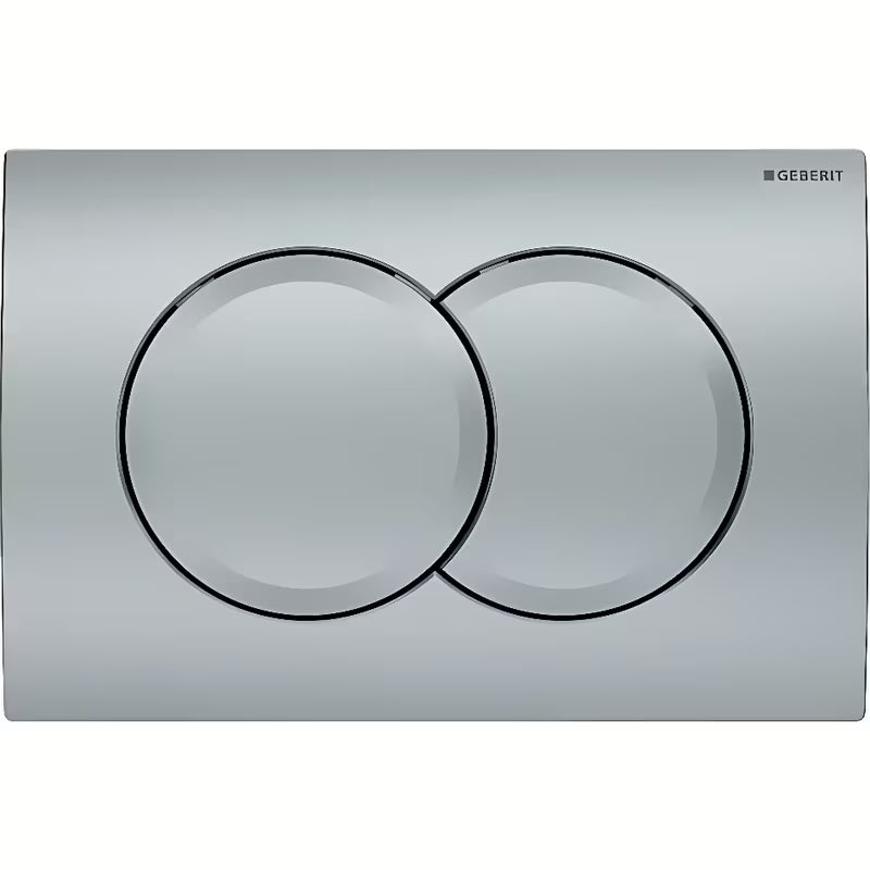 Geberit Delta01 tipka za aktiviranje u mat krom izvedbi pro ugradbenog vodokotlića Geberit Delta