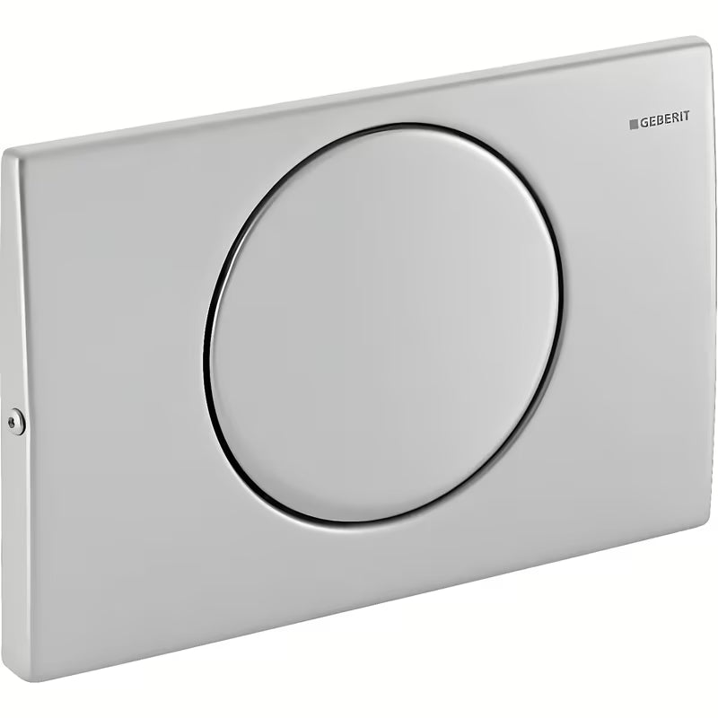 Tipka za Aktiviranje Geberit Delta10 u brušenoj izvedbi pro ispiranje WC školjke Start/Stop.