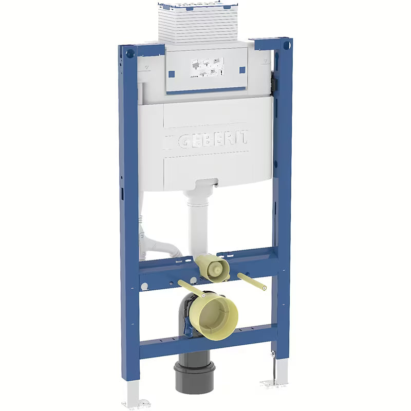 Geberit Duofix podžbukni vodokotlić za viseći WC školjke s vodokotlićem Omega i aktivacijom odozgo ili sprijeda