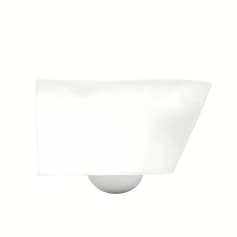 Viseća WC Školjka Glacera Ava od sjajne bijele keramike s Rimless izvedbom i skrivenim pričvršćenjem