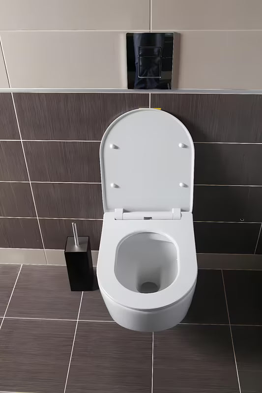 Bijela supertanka WC daska Glacera EasySlim44 od duroplasta sa šarkama soft Close i pričvršćenjem EasyLock.