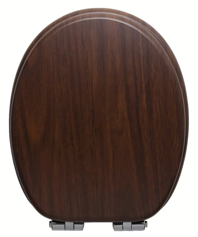 Glacera WC daska od MDF-a u dekoru oraha sa šarkama soft Close i Easy pričvršćenjem