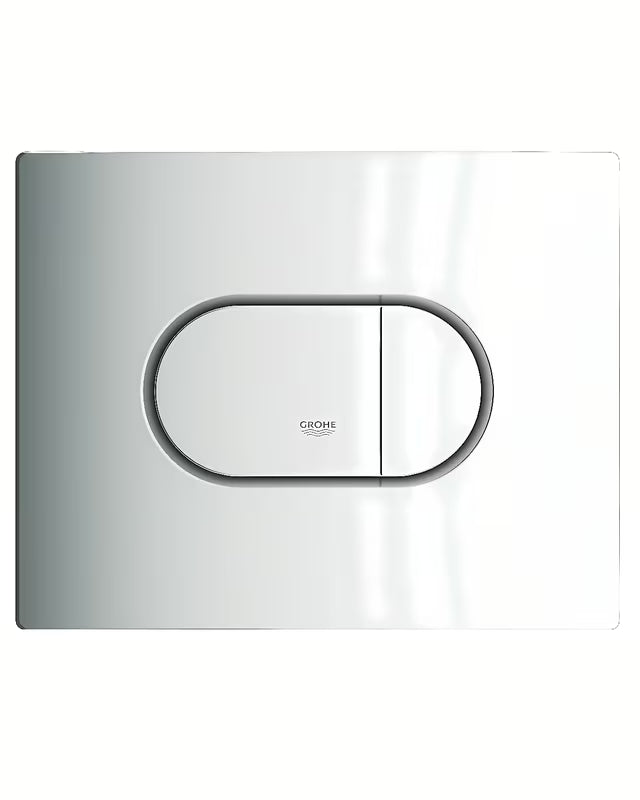 Tipka za Aktiviranje Grohe Arena Cosmopolitan u izvedbi krom-mat pro dvokoličinsko ispiranje ili start/stop