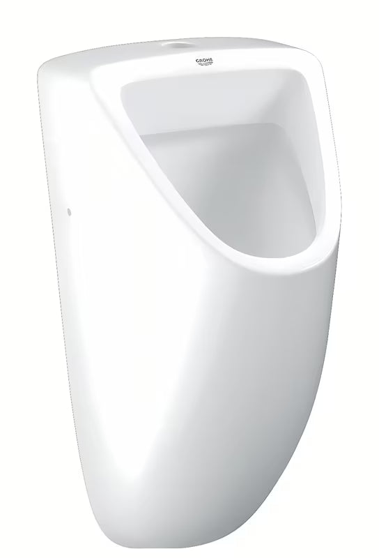Bijeli pisoar Grohe Bau Ceramic s gornjim dovodom u izvedbi Alpine White