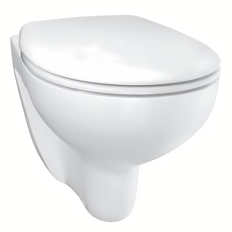 Viseća WC Školjka Grohe Bau Ceramic u boji Alpine White s rimless izvedbom i sjedalom soft Close
