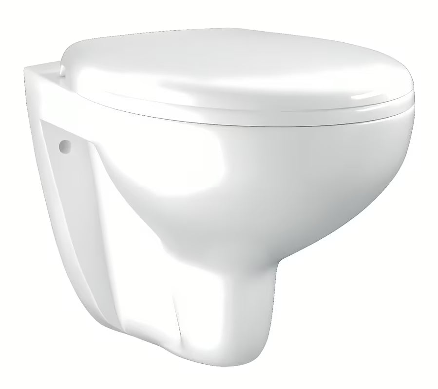 Viseća WC Školjka Grohe Bau Ceramic u bijeloj boji Alpine White s bezrubnom Rimless izvedbom