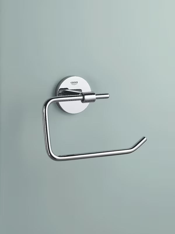 Kromirani držač toaletnog papira Grohe baucosmopolitan bez poklopca sa skrivenim pričvršćenjem