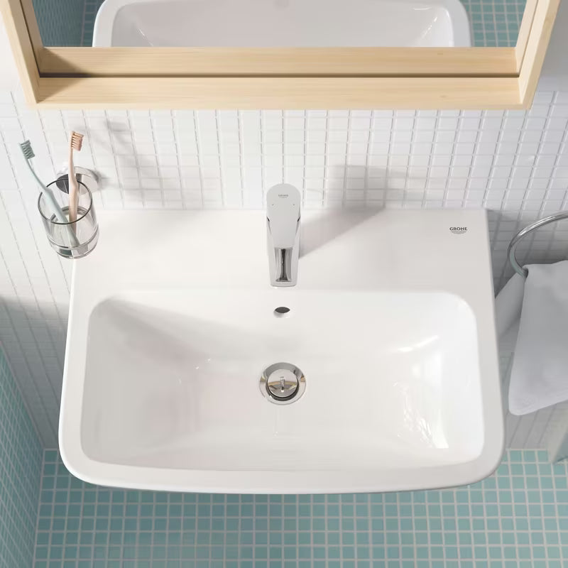 Grohe bauedge jednoručna baterija stojeća miješalica za umivaonik s odvodom u krom izvedbi