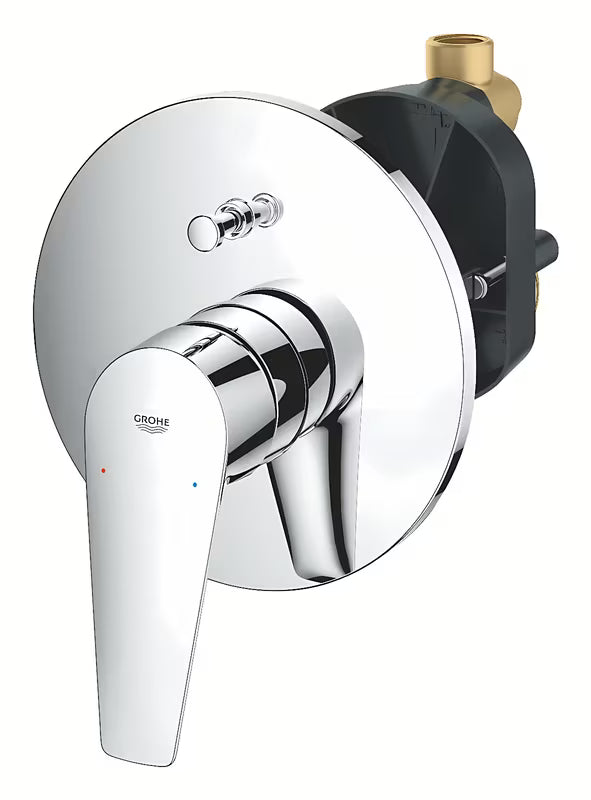 Grohe bauedge podžbukna jednoručna baterija tuš i miješalica za kadu u kromiranoj izvedbi