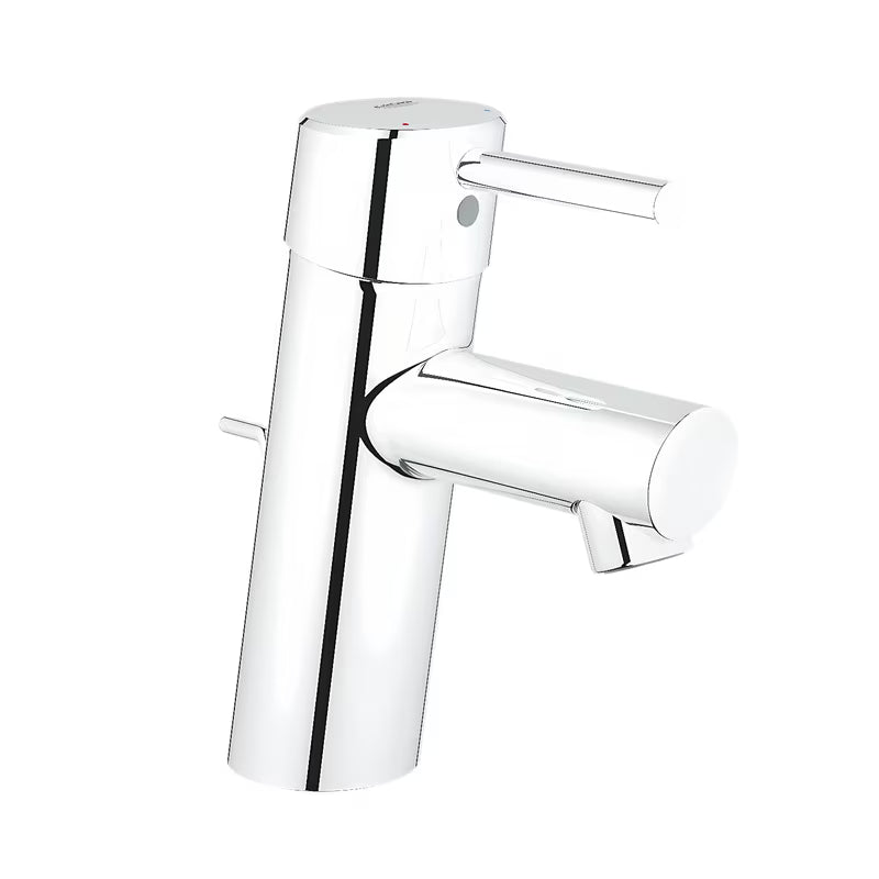 Kromirana miješalica za umivaonik Grohe Concetto New s ručicom i izljevom.