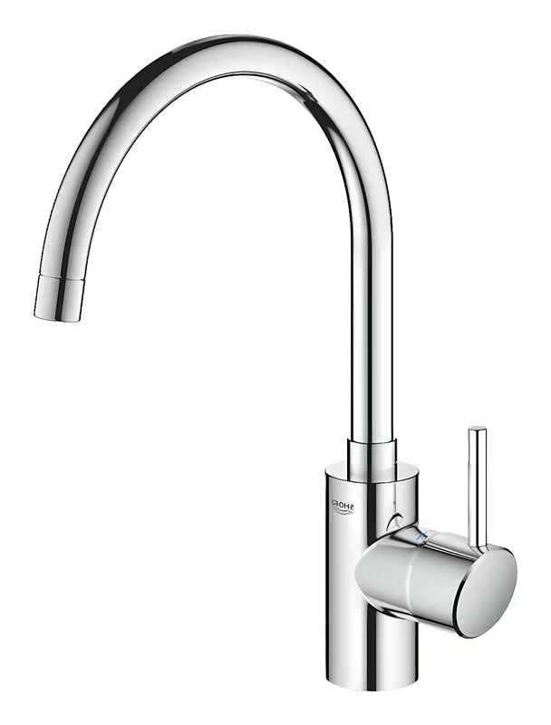 Kromirana miješalica za sudoper Grohe Concetto New s visokim zakretnim izljevom