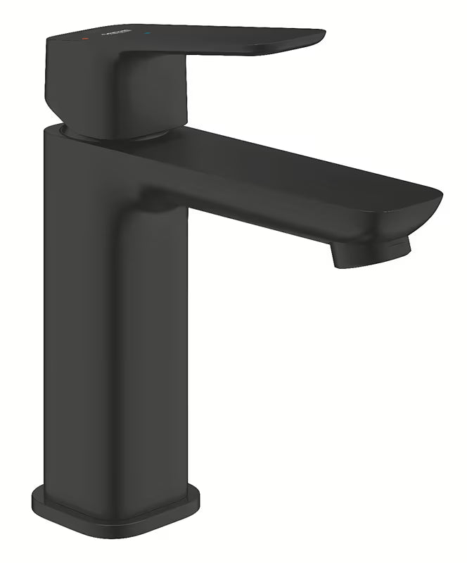 Grohe Cubeo umivaonička jednoručna baterija slavina u mat crnoj izvedbi s click‑clack-odvodom