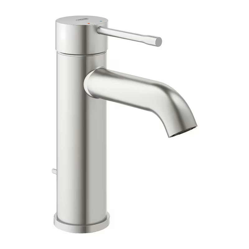 Umivaonička jednoručna baterija slavina Grohe Essence New s visokim izljevom i završnom obradom supersteel.