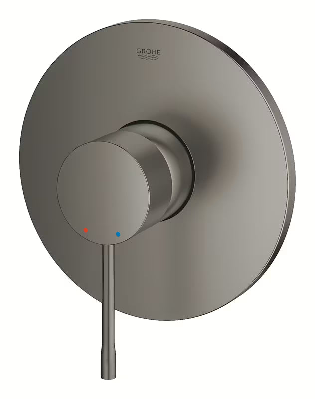 Podžbukna jednoručna baterija miješalica za tuš Grohe Essence New u izvedbi brushed hard graphite
