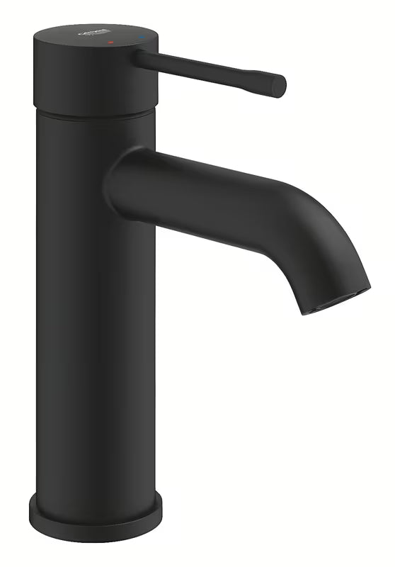 Umivaonička jednoručna baterija slavina Grohe Essence New u mat boji phantom black bez odvoda