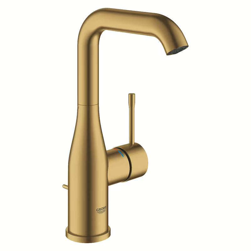 Grohe Essence New visoka jednoručna baterija miješalica za umivaonik u završnoj obradi Brushed Cool Sunrise sa zakretnim izljevom