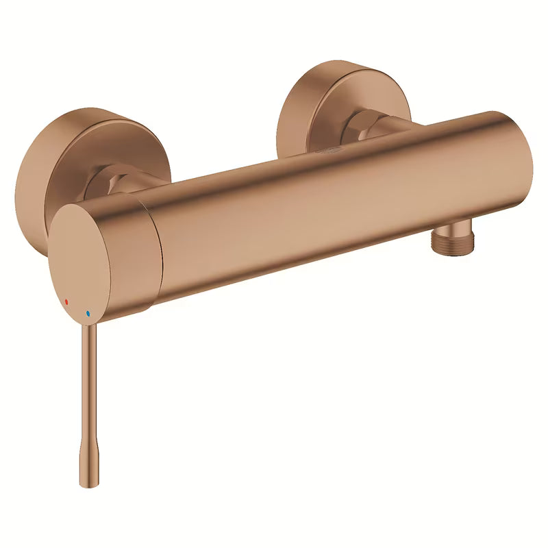 Jednoručna Baterija zidna miješalica za tuš Grohe Essence New u završnoj obradi brushed warm sunset.