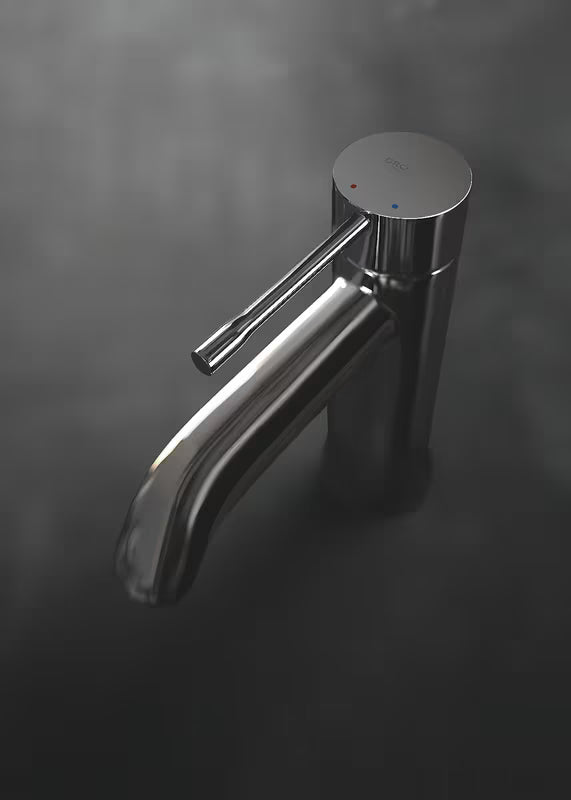 Umivaonička jednoručna baterija slavina Grohe Essence New s visokim izljevom i završnom obradom Hard Graphite