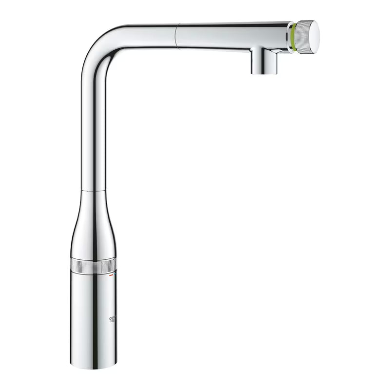 Grohe Essence smartcontrol miješalica za sudoper u krom izvedbi s visokim zakretnim izljevom i izvlačnim tušem