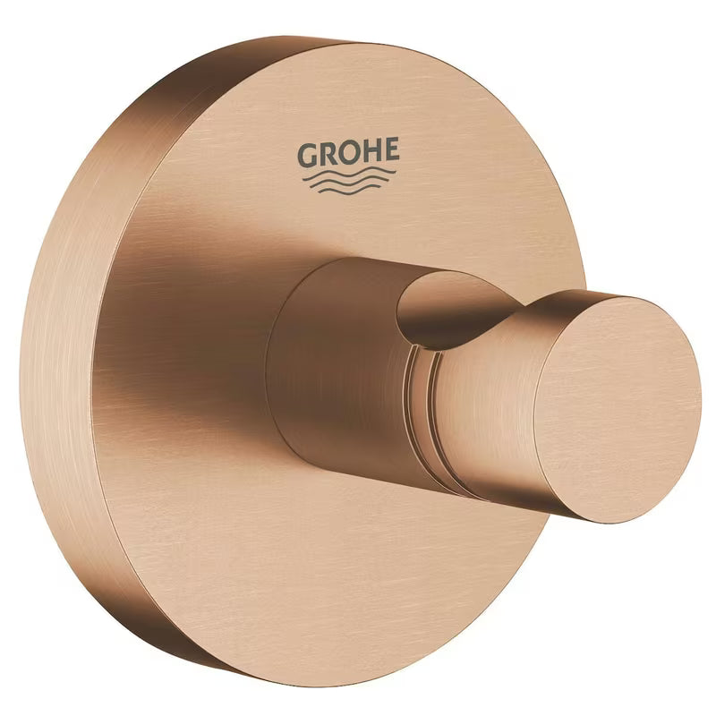 Kukica za ogrtač Grohe Essentials u završnoj obradi Brushed Warm Sunset sa skrivenim pričvršćenjem