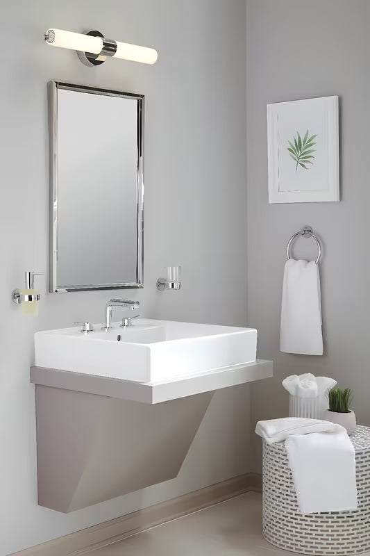 Kromirani prsten za ručnik Grohe Essentials sa skrivenim pričvršćenjem i površinom Grohe StarLight