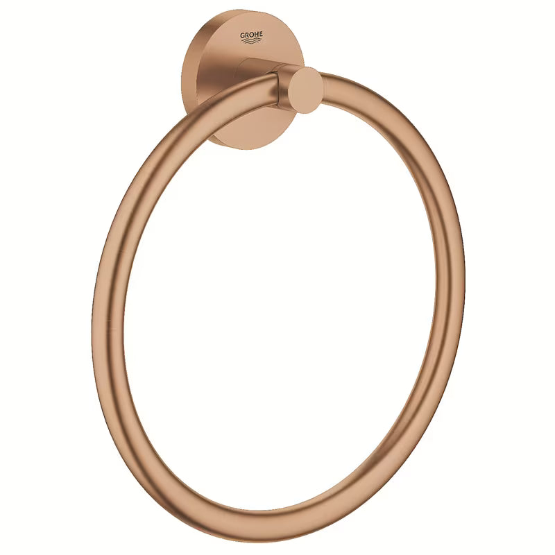 Prsten za ručnik Grohe Essentials u izvedbi Brushed Warm Sunset sa skrivenim pričvršćenjem