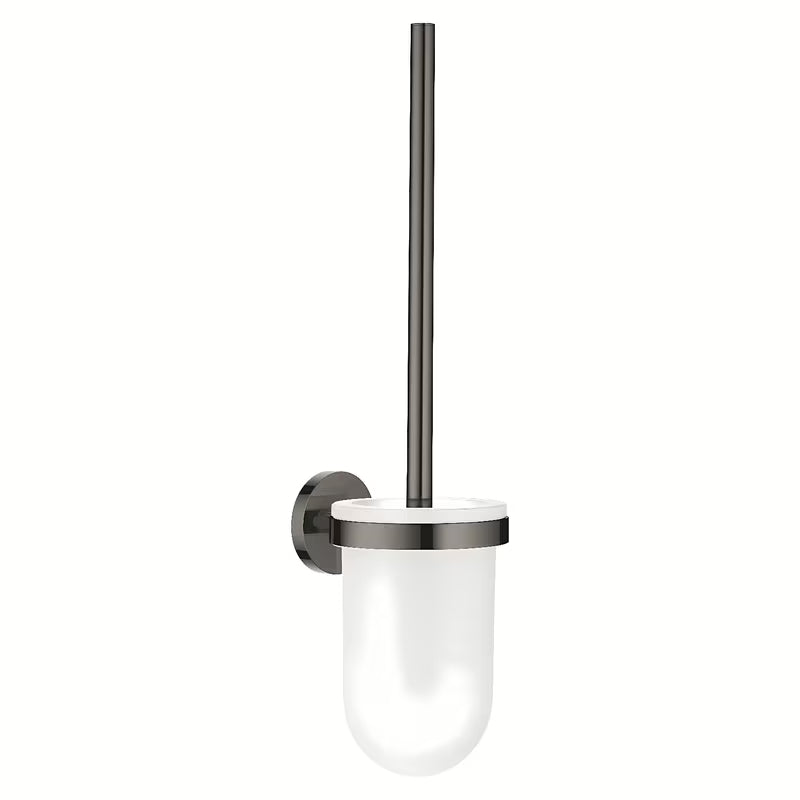 Set WC četke Grohe Essentials u izvedbi hard graphite sa skrivenim zidnim pričvršćenjem.
