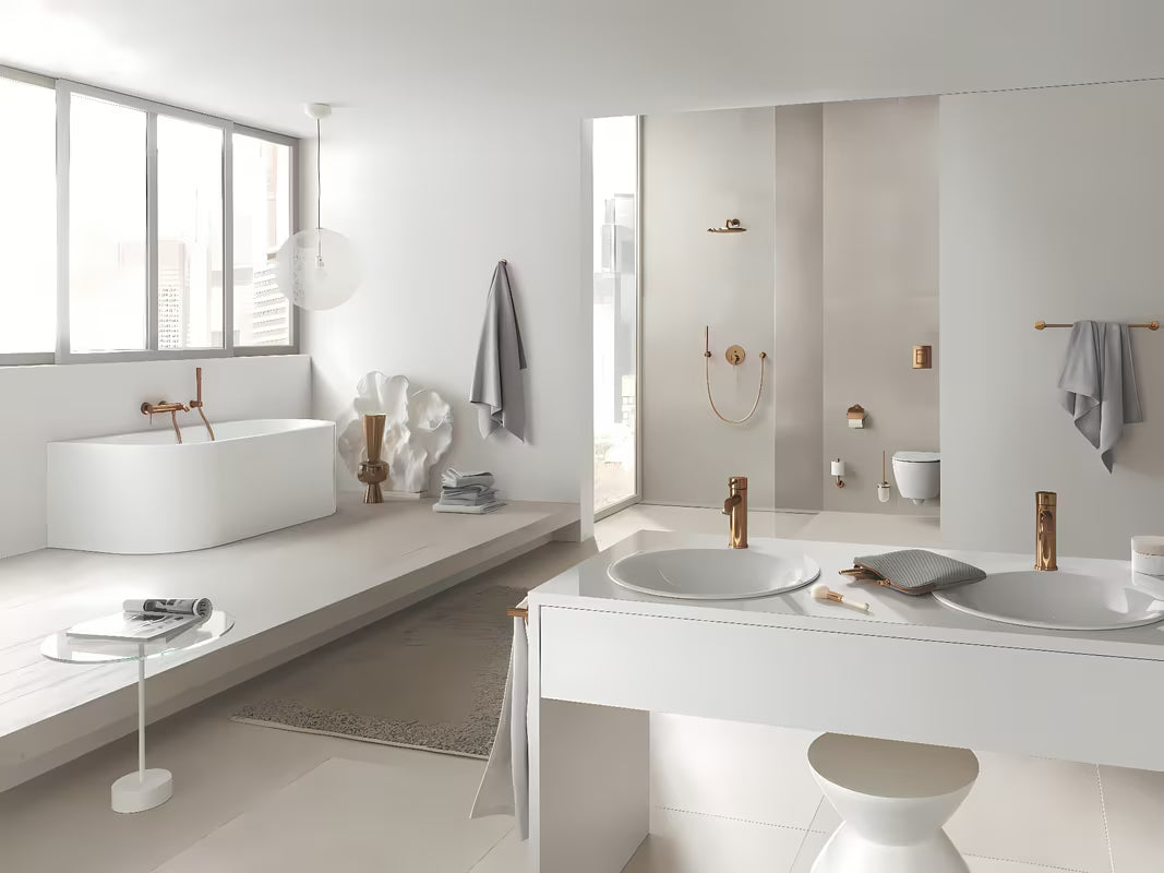Set WC četke Grohe Essentials u izvedbi warm sunset sa skrivenim pričvršćenjem