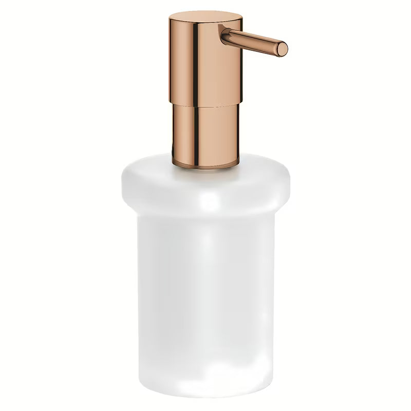 Dozator tekućeg sapuna Grohe Essentials bez držača u boji warm sunset, staklo i metal