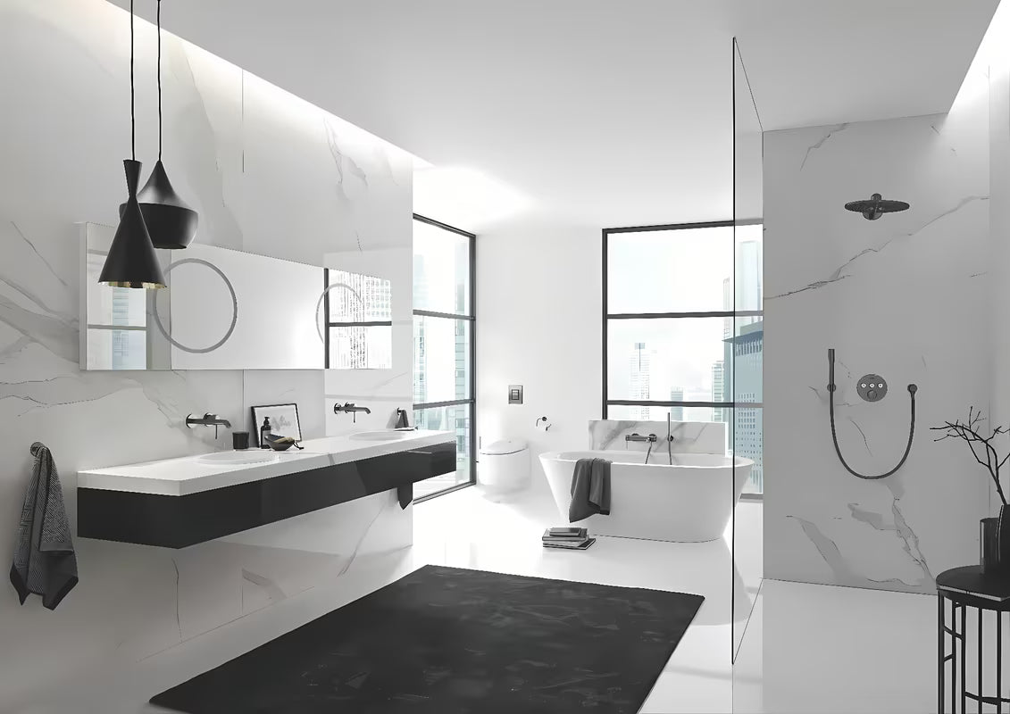 Držač toaletnog papira Grohe Essentials u izvedbi Brushed Hard Graphite sa skrivenim pričvršćenjem