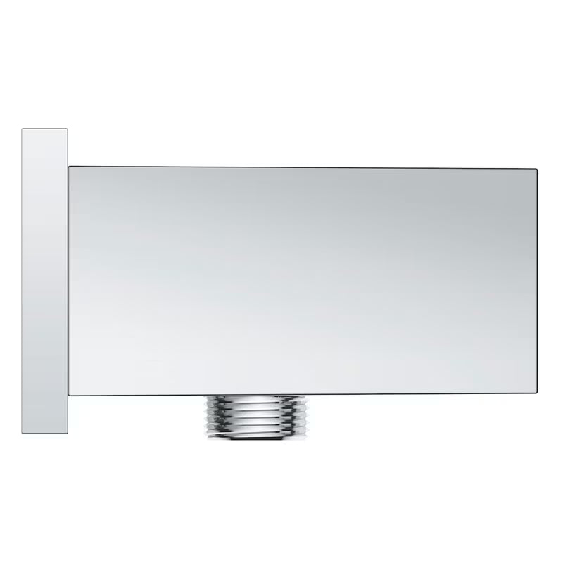 Kromirani podžbukni priključak Grohe Euphoria Cube s držačem tuša četvrtastog dizajna