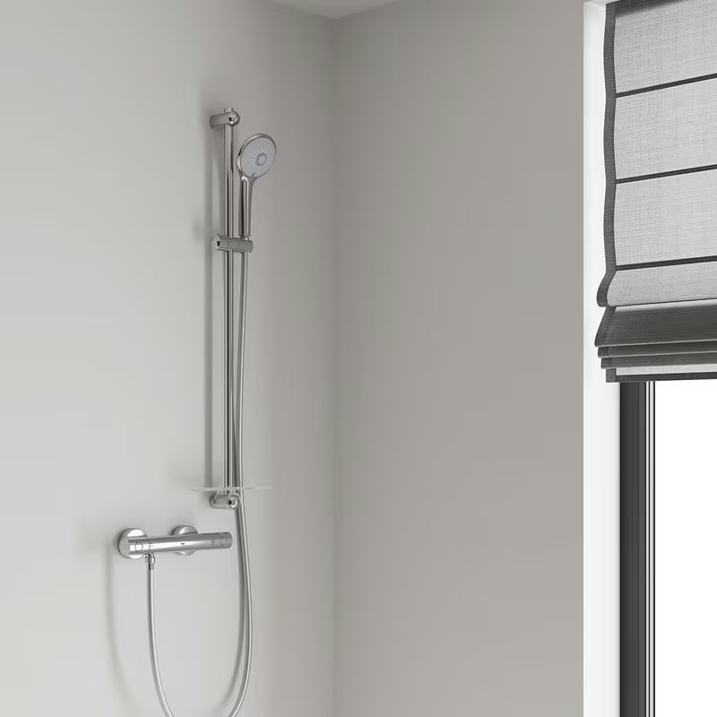 Kromirana tuš šipka Grohe Euphoria Neutral 900 mm s kliznim elementom i zakretnim držačem