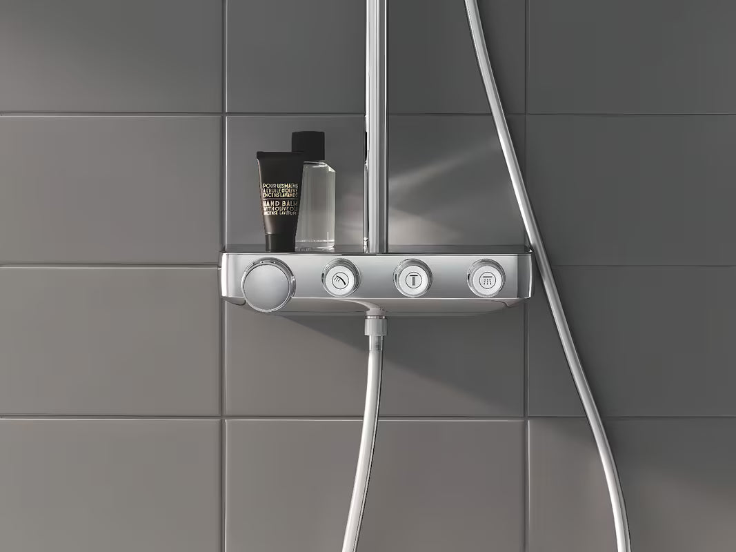 Kromirani tuš sustav Grohe Euphoria smartcontrol s termostatom, nadglavnim tušem 310 mm i ručnim tušem