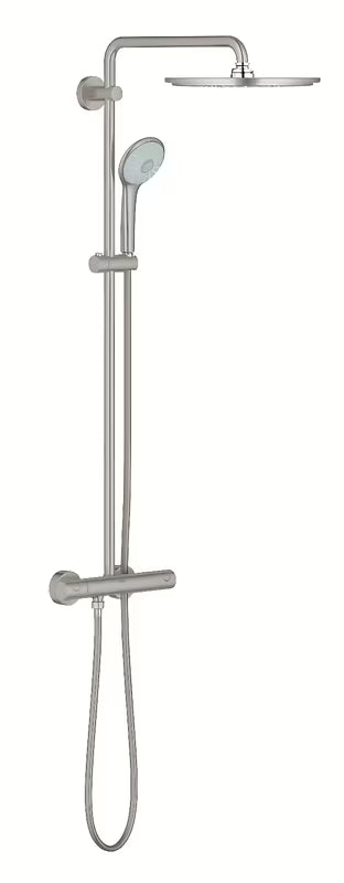 Grohe Euphoria System termostatski tuš sustav supersteel s nadglavnim tušem 310 mm i ručnim tušem