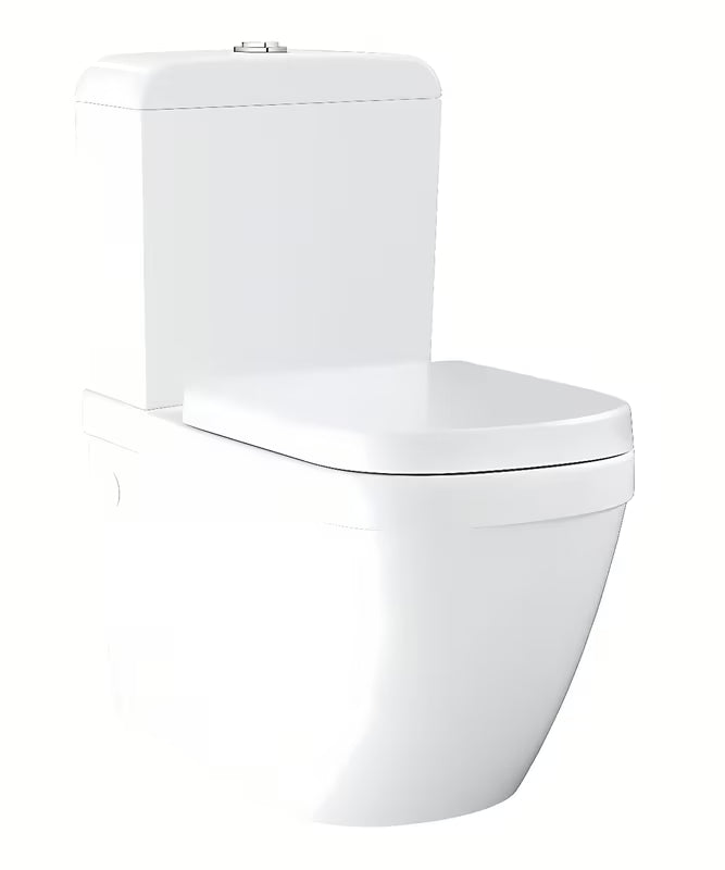 Podni WC kombi Grohe Euro Ceramic u bijeloj boji s wc daskom soft Close i vodokotlićem