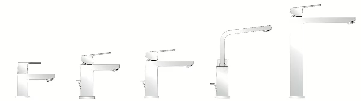 Grohe Eurocube visoka miješalica za umivaonik u kromu s ručicom za upravljanje i zakretnim izljevom