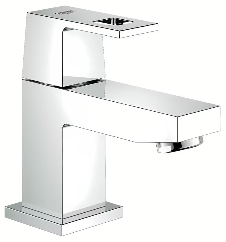 Kromirana miješalica za umivaonik Grohe Eurocube s štedljivim protokom Grohe EcoJoy i perlatorom SpeedClean.