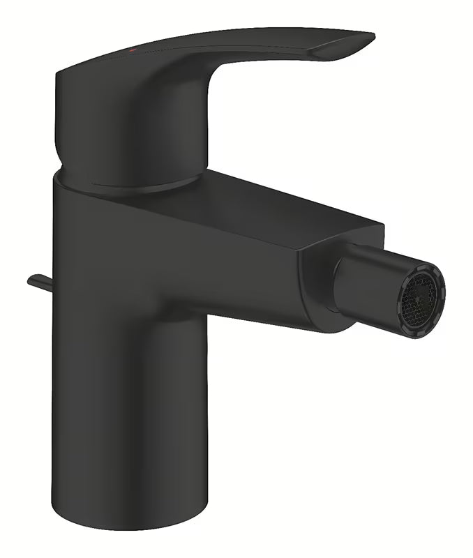 Grohe Eurosmart jednoručna baterija miješalica za bide s odvodom u mat crnoj boji