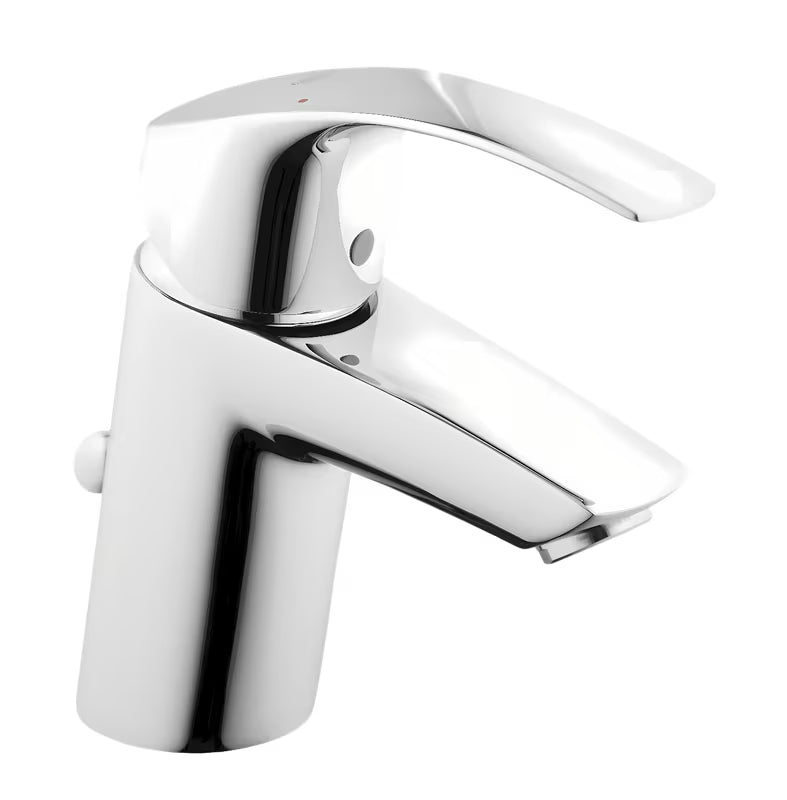 Jednoručna Baterija miješalica za umivaonik Grohe Eurosmart New u sjajnoj krom izvedbi.
