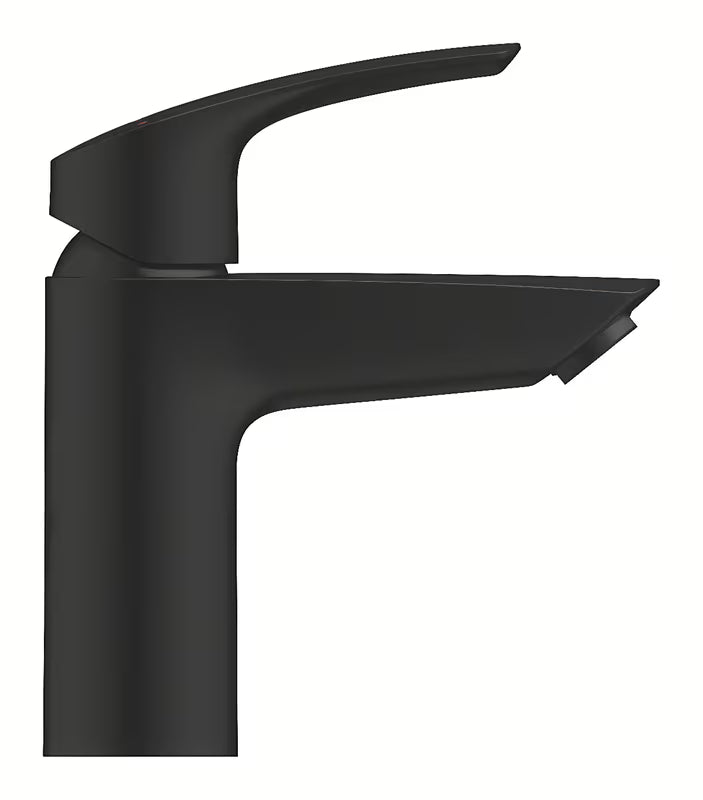 Grohe Eurosmart jednoručna baterija miješalica za umivaonik u mat crnoj s odvodom