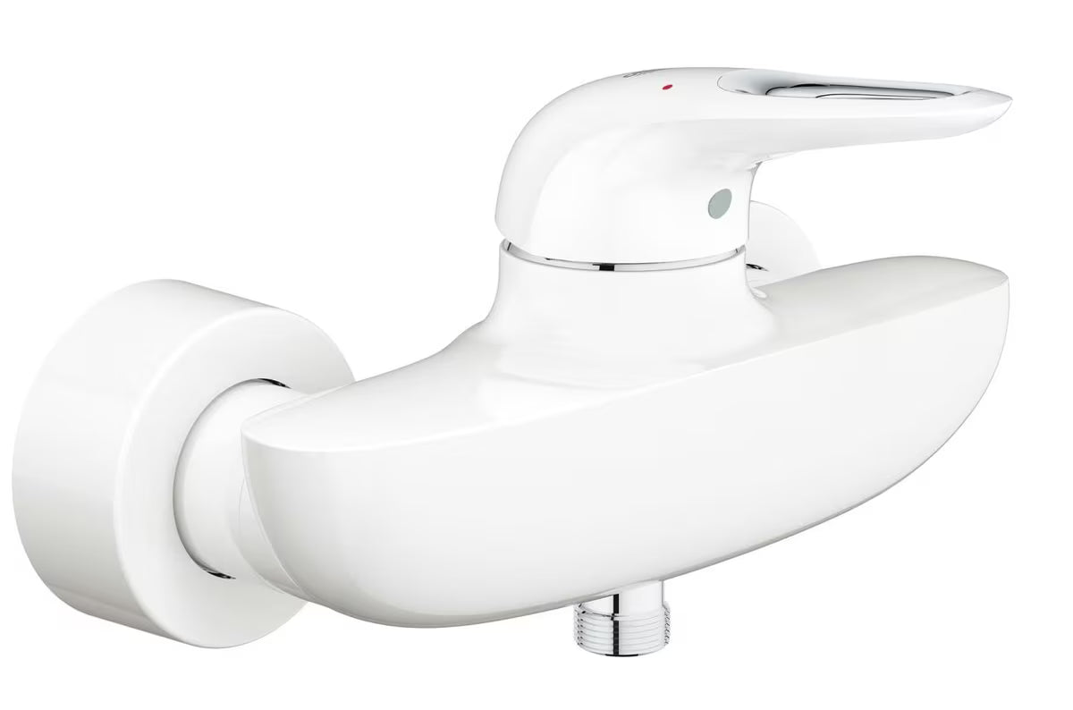Grohe Eurostyle New jednoručna baterija zidna miješalica za tuš u izvedbi Moon White krom