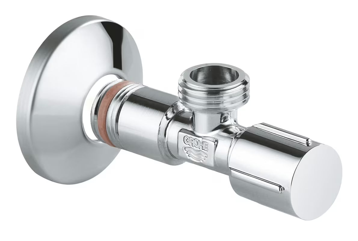 Kutni ventil Grohe Universal s metalnom ručkom i rozetom, DN 15