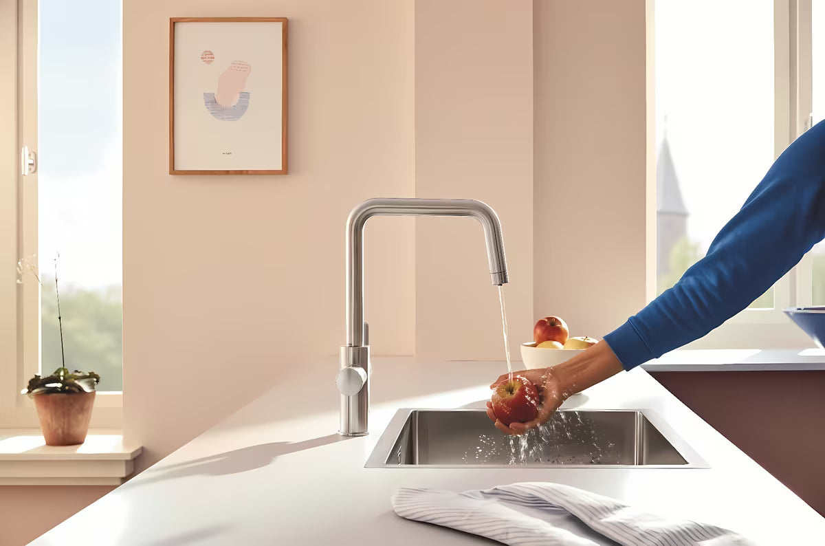 Miješalica za Sudoper Grohe Blue Pure 2022 s funkcijom filtriranja u izvedbi supersteel