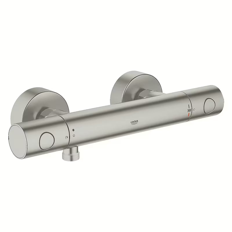 Termostatska zidna miješalica za tuš Grohe Grohtherm 1000 Cosmopolitan u izvedbi supersteel