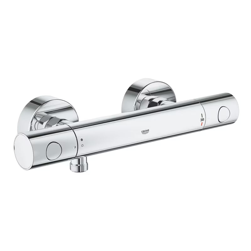 Kromirana zidna termostatska miješalica za tuš Grohe Grohtherm 800 Cosmopolitan