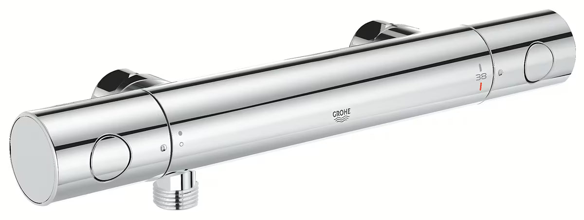 Kromirana zidna termostatska miješalica za tuš Grohe Grohtherm 800 Cosmopolitan