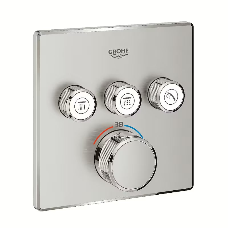 Grohe Grohtherm smartcontrol podžbukna termostatska miješalica za tuš u izvedbi supersteel