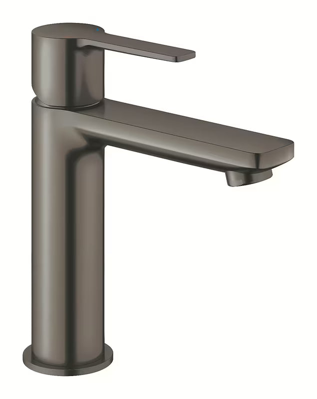 Umivaonička jednoručna baterija slavina Grohe Lineare u završnoj obradi brušeni hard graphite sa standardnim izljevom
