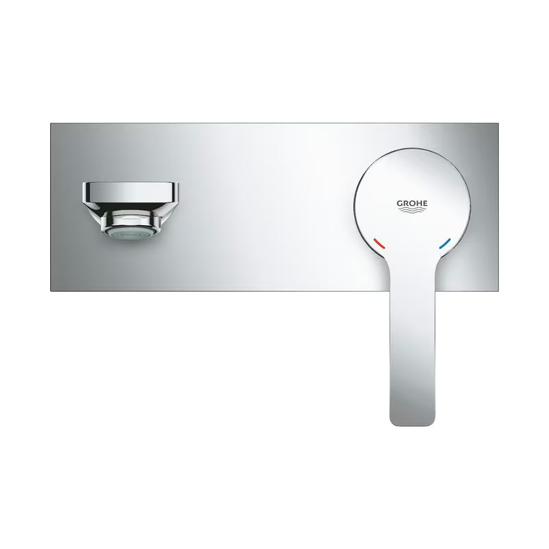 Kromirana zidna podžbukna miješalica za umivaonik Grohe Lineare s ručicom